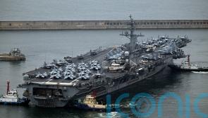 US aircraft carrier arrives in South Korea for military training exercise