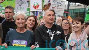 Dame Emma Thompson urges politicians to ‘listen up’ at London nature march