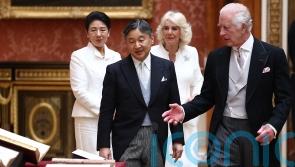 Charles receives Japan’s highest honour as Emperor Naruhito makes state visit