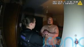 Video shows moment police arrested man accused of Holly Willoughby kidnap plot