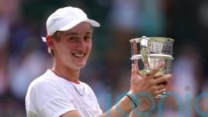 Henry Searle says ‘great to be back’ at Wimbledon after boys’ title win in 2023