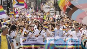 Tens of thousands march in Pride parade in central London