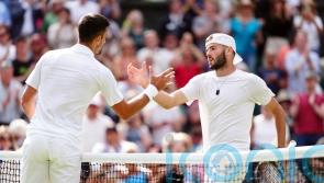 Jacob Fearnley impresses in four-set defeat to Novak Djokovic