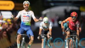 Anthony Turgis denies Tom Pidcock to take Tour de France stage-nine victory