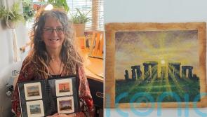 Artist gives used tea bags new ‘lease of life’ by painting UK landmarks on them