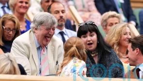 TV stars mingle with royalty while braving the weather at Wimbledon