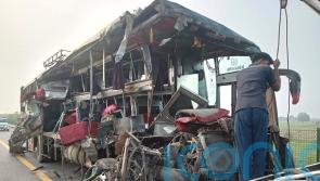 At least 18 dead in double-decker bus crash in northern India