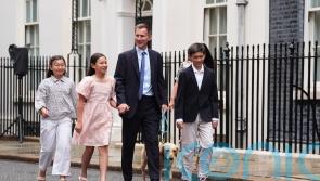 Hunt’s children left notes in Downing Street for young Starmers