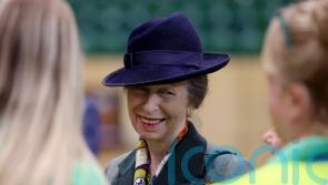 Anne presents horse-riding awards in first public appearance since accident