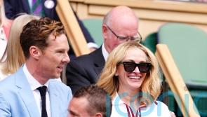 Julia Roberts and Benedict Cumberbatch among stars at men’s Wimbledon final
