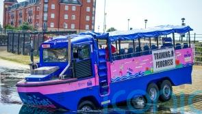Amphibious vehicle has final checks in Liverpool with dock tours set to return