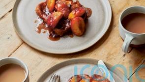 Paul Ainsworth’s French toast with vanilla-glazed peaches recipe
