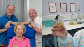 Grandmother meets two male donors whose blood saved her sight after lifetime of pain and discomfort with severe dry eye