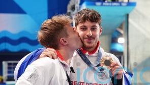 Bronze for divers Jack Laugher and Anthony Harding in synchronised springboard