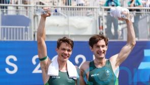 Fintan McCarthy and Paul O’Donovan defend title with another gold in Paris