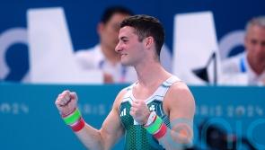 Rhys McClenaghan wins Ireland’s first gymnastics gold on pommel horse