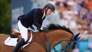 Harry Charles out of jumping final after horse suffers ‘small overreach’