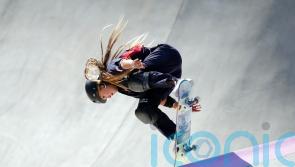 Sky Brown defies shoulder injury pain to bag skateboard park bronze in Paris