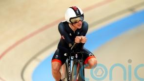 Great Britain take team pursuit silver after Ethan Hayter slip on final lap