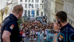 Hundreds of Taylor Swift fans gather in Vienna after concerts cancelled