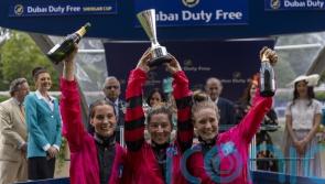 Hayley Turner leads the Ladies to successful defence of Shergar Cup