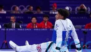 Caden Cunningham wins silver in taekwondo final