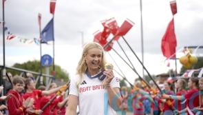 Olympic gold medallist given hero’s welcome home in Coleraine