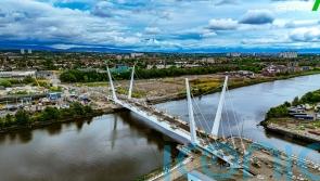 Opening and closing bridge which links towns is tested for first time