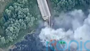 Ukrainian forces target second key bridge in Russian incursion