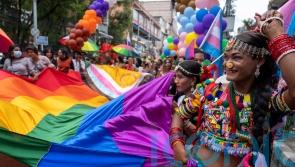 Same-sex couples and LGBTQ+ activists rally in Nepal’s capital for Pride parade