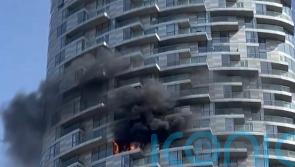 No injuries reported in fire at 45-storey tower block in Blackwall, east London