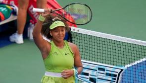 Naomi Osaka tearful after making a winning return to Flushing Meadow