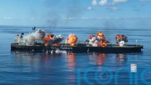 Houthi rebel video shows group planted bombs on oil tanker in Red Sea