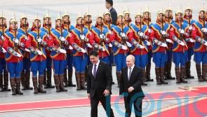 Vladimir Putin visits Mongolia in defiance of international arrest warrant