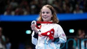 Iona Winnifrith wins silver medal aged 13 on successful evening for GB swimmers