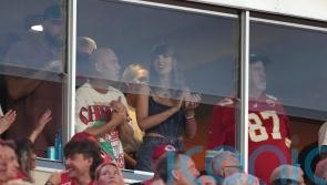 Taylor Swift cheers on Kansas City Chiefs star Travis Kelce on NFL opening night
