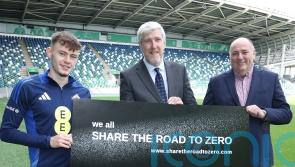 Northern Ireland football star backs road safety drive