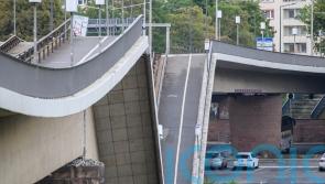 Probe after bridge collapses in eastern Germany