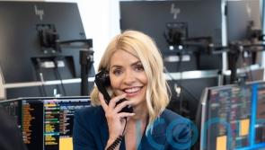 Holly Willoughby raises funds for children’s charity on trading floor