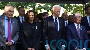 US commemorates 9/11 attacks with victims in focus – and politics in view