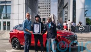 Nissan Qashqai breaks Guinness World Record for highest bungee jump in a car