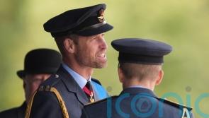 William steps in for Charles as he attends graduation ceremony at RAF Cranwell