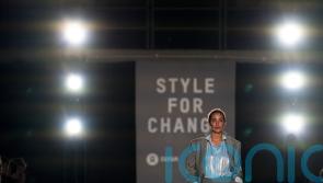 Frankie Bridge, Deborah Meaden and Katharine Hamnett strut the secondhand runway at LFW