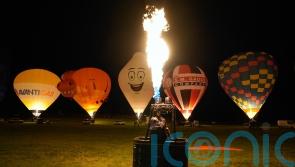 Hot air balloons light up Longleat in 75th anniversary festival