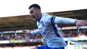 Tom Lawrence’s early goal gives troubled Rangers a welcome win at Dundee United