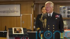 King thanks Royal Navy submariners for their service