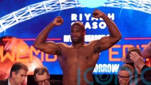 Daniel Dubois weighs in at career-high 17st 10lbs ahead of Anthony Joshua fight