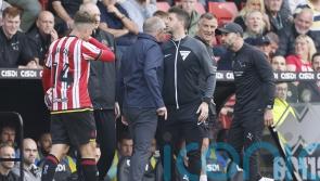 Blades boss Chris Wilder insists he did not touch Jerry Yates as tempers flare