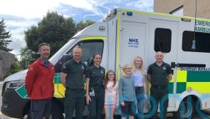 Siblings earn recognition from ambulance service for saving mother’s life