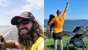 Professional explorer who runs, cycles and hikes around world ‘can’t wait’ to adventure with son after becoming a father